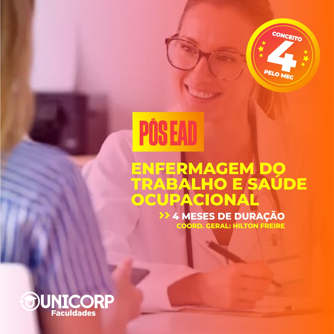 ESPECIALIZAÇÃO EM ENFERMAGEM DO TRABALHO E SAÚDE OCUPACIONAL