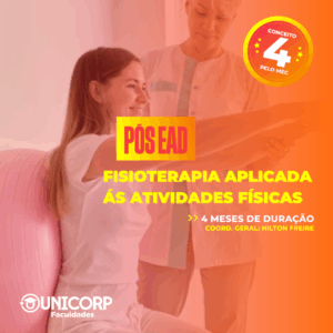 ESPECIALIZAÇÃO EM FISIOTERAPIA APLICADA ÀS ATIVIDADES FÍSICAS